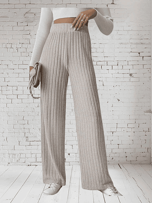 Calça Malha Canelada