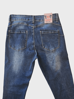 Calças de Ganga com Botões Coração