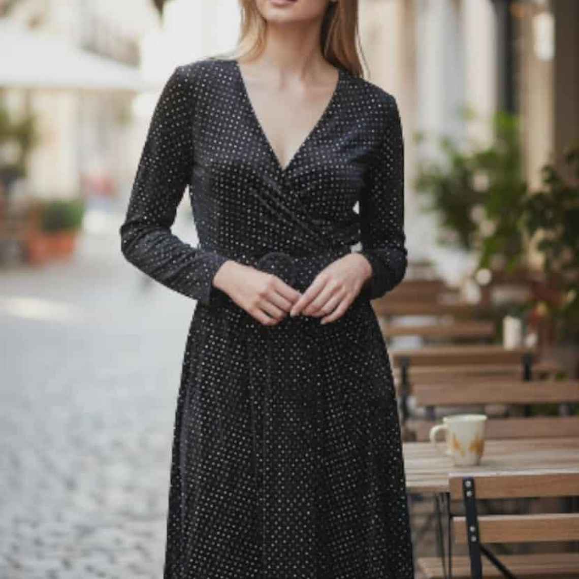 Vestido com brilho 1