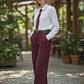 Women's High-Waisted Corduroy Pants - thumbnail 1