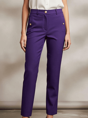 Calça feminina roxa