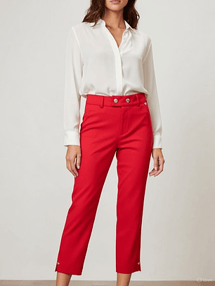 Calça feminina Dois botões