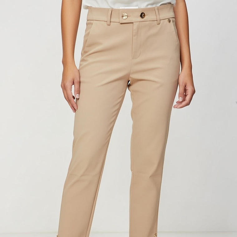 Calça feminina Dois botões 10