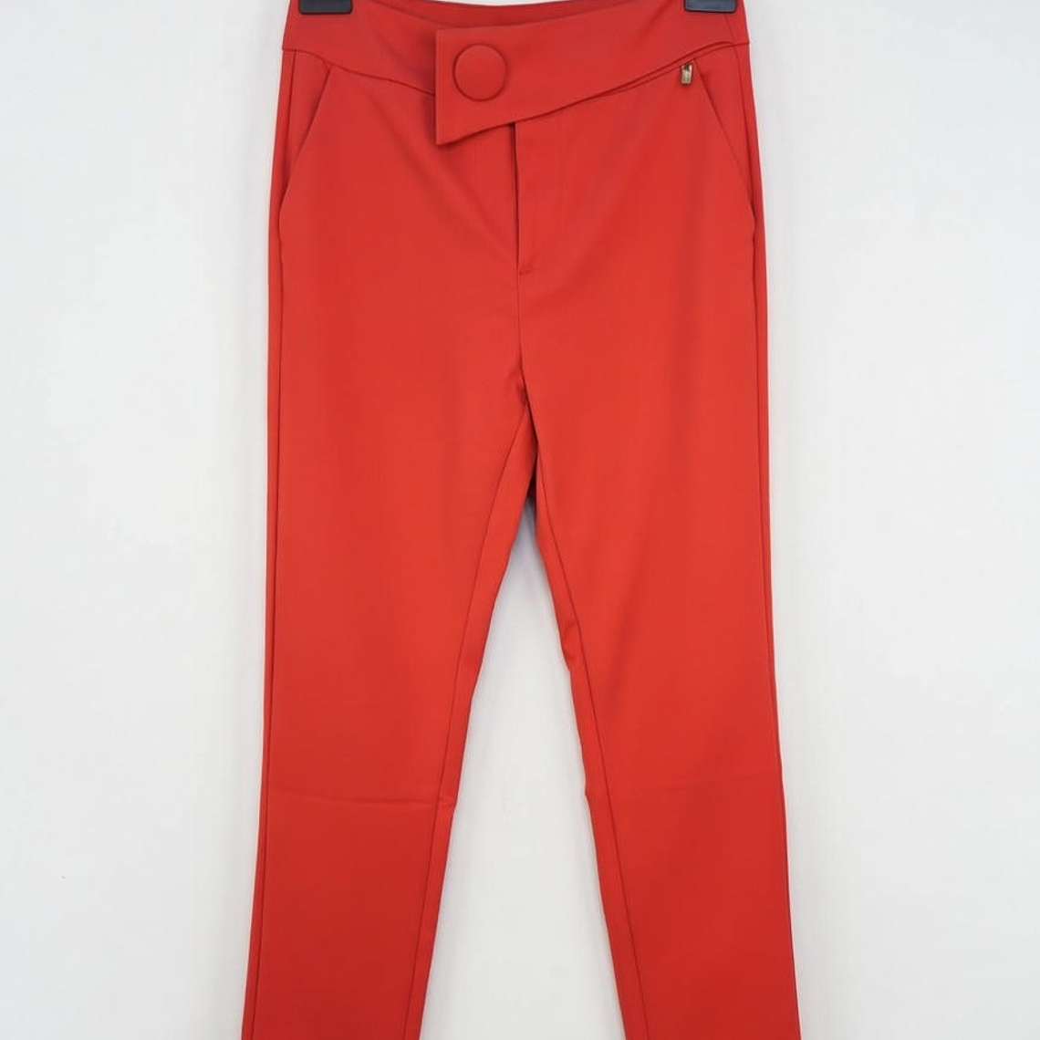 Calças Botão forrado 2