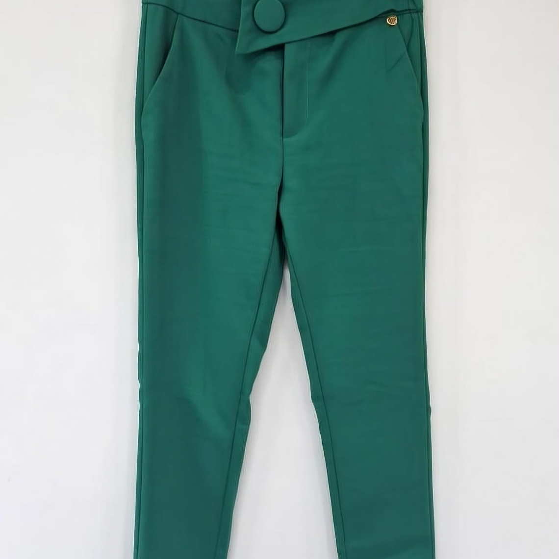 Calças Botão forrado 3