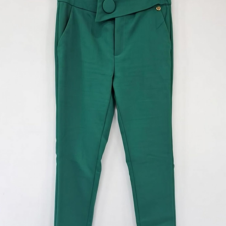 Calças Botão forrado 3