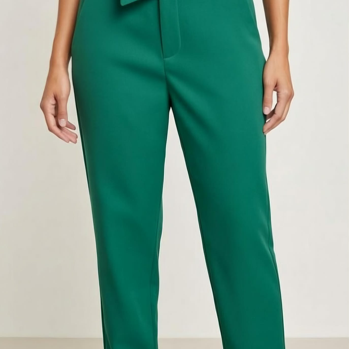 Calças Botão forrado 1