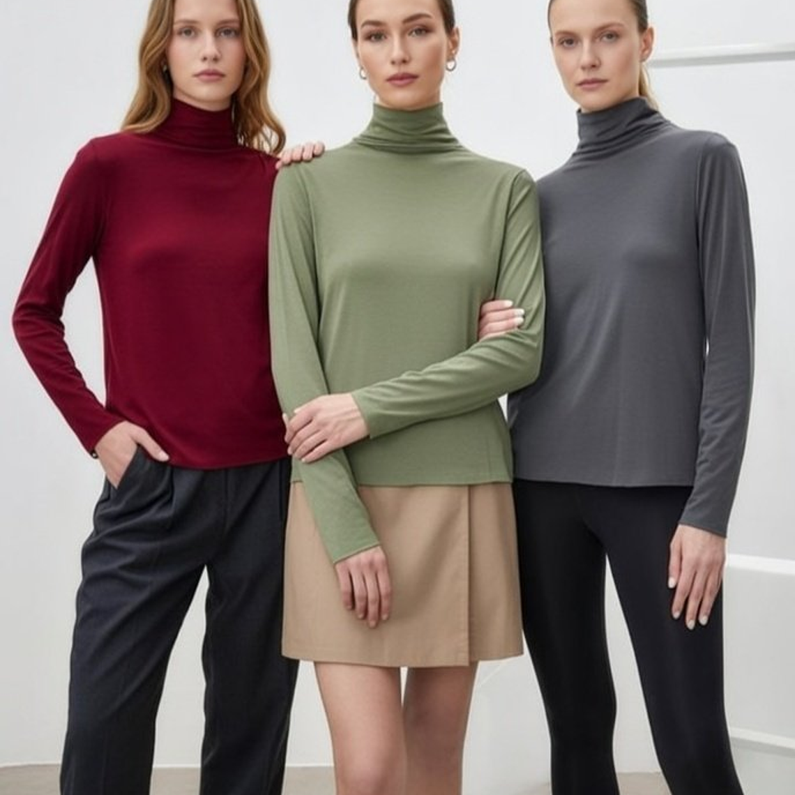 Camisola meia gola  1