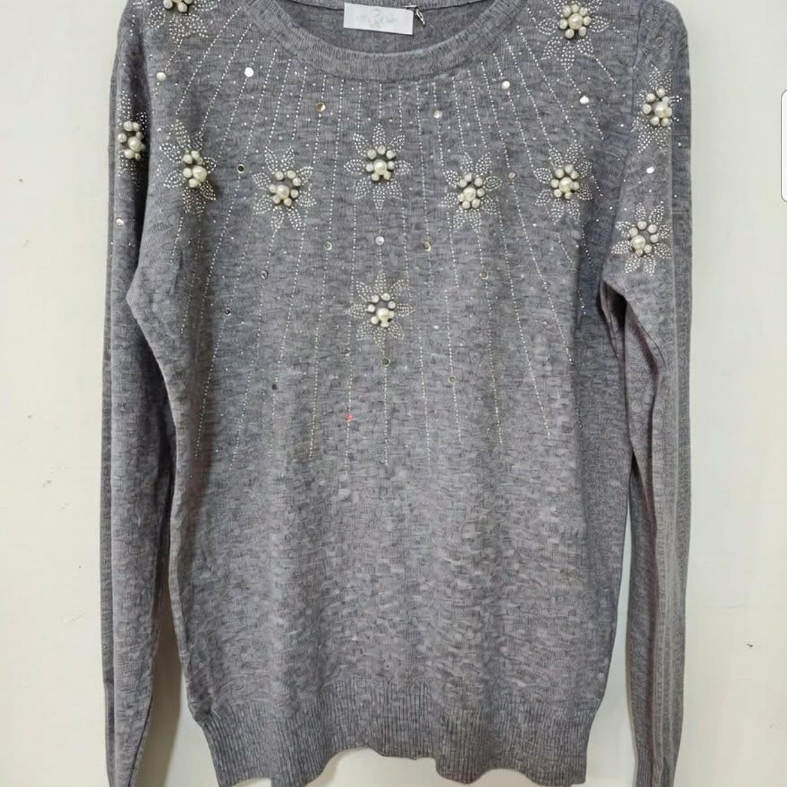 Camisola flor perola 4