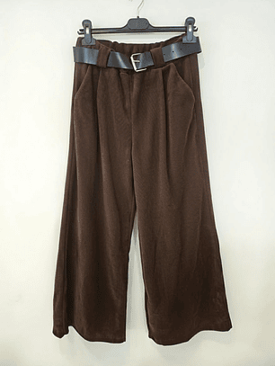 Calça Feminina de Cintura Alta em Bombazina