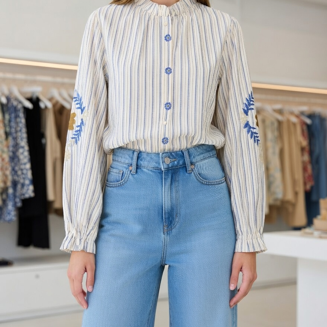 Camisa encanto bordado 1