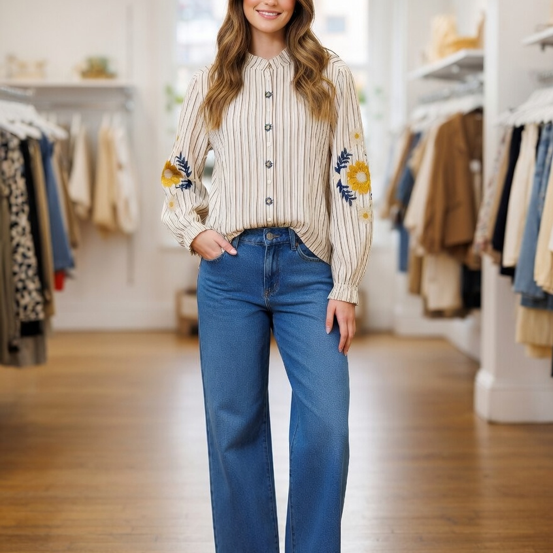 Camisa encanto bordado 2