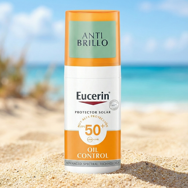 Eucerin – Protector Solar Antibrillo Toque Seco FPS 50+ 1