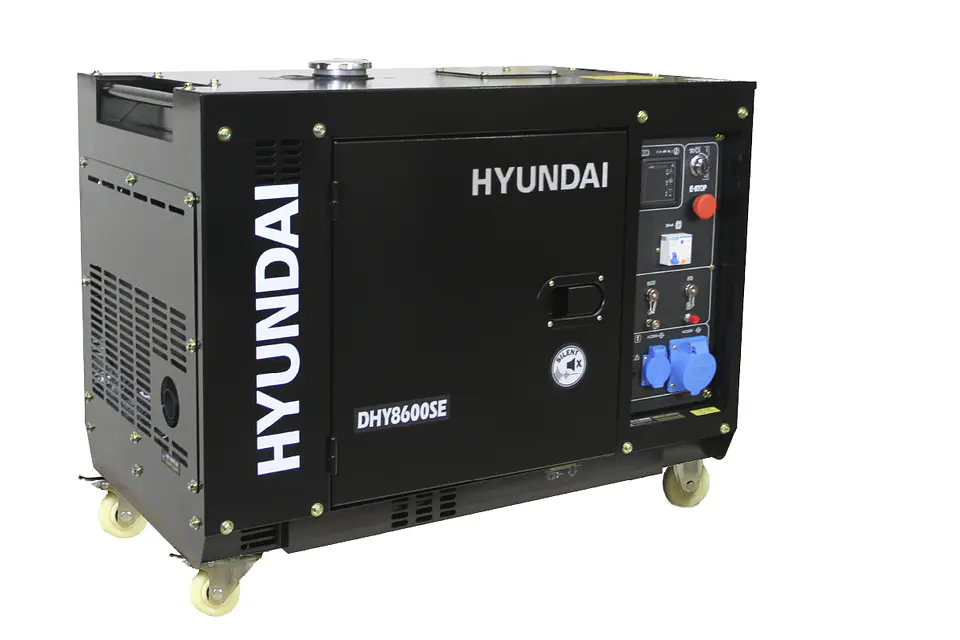 Generador Eléctrico 6300W Hyundai Diesel 78DHY8600SE 4