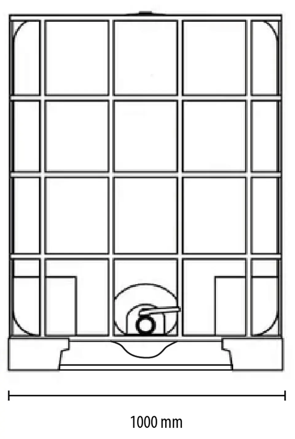 Estanque IBC 1000lts NUEVO 2