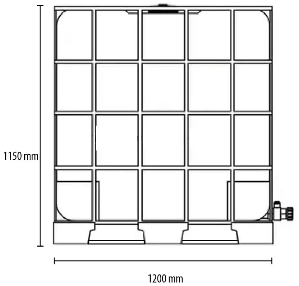 Estanque IBC 1000lts NUEVO 3