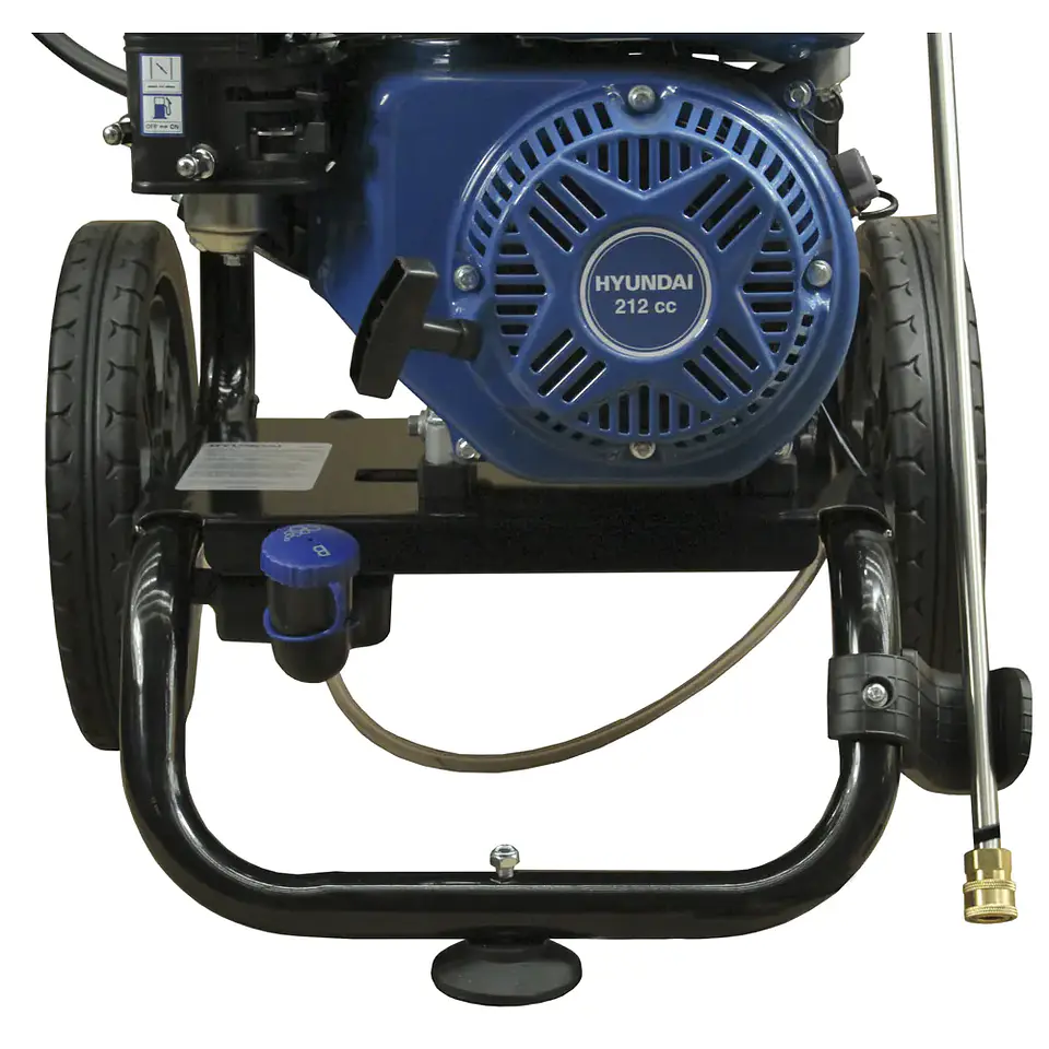 Hidrolavadora Hyundai 7 HP gasolina 214 bar (3.100 psi) 560 L/h (9,5 L/min) 2