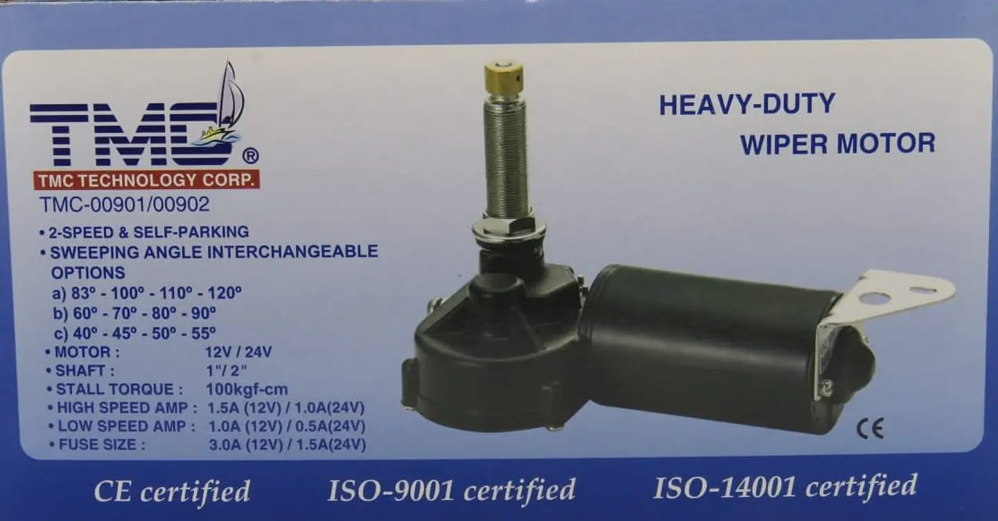 Motor Limpiaparabrisas TMC 24V (con estría) 2
