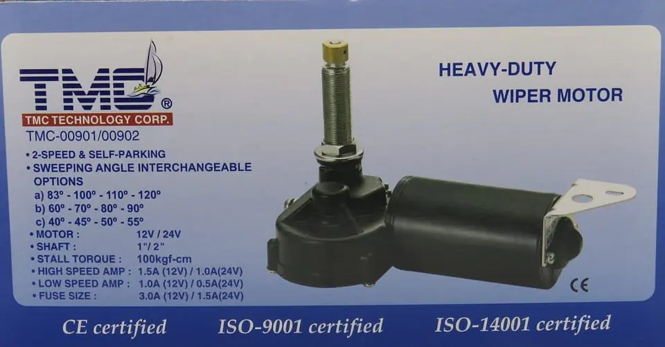 Motor Limpiaparabrisas TMC 24V (con estría) 2