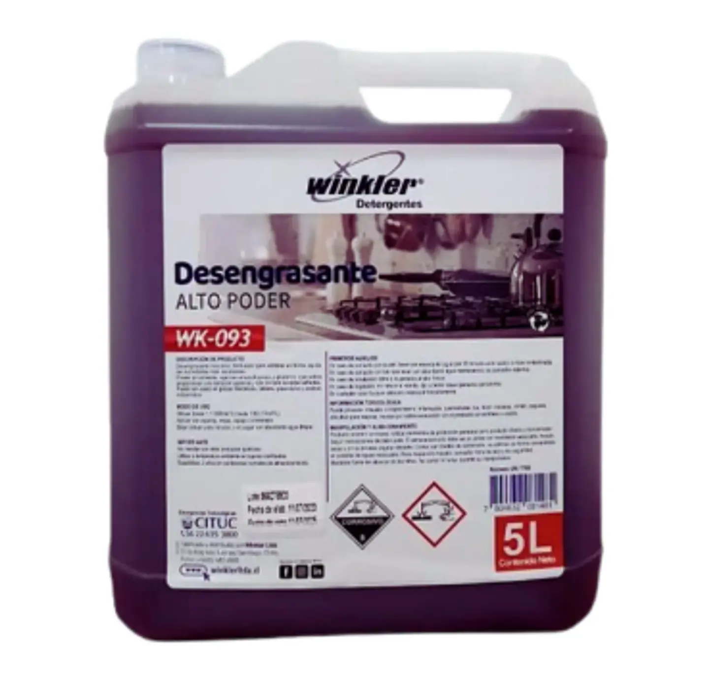Desengrasante Industrial Alto Poder - 5 Litros 2