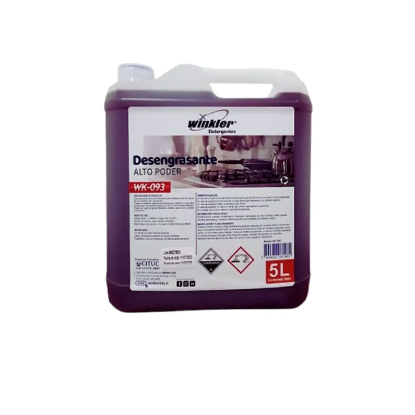 Desengrasante Industrial Alto Poder - 5 Litros 1