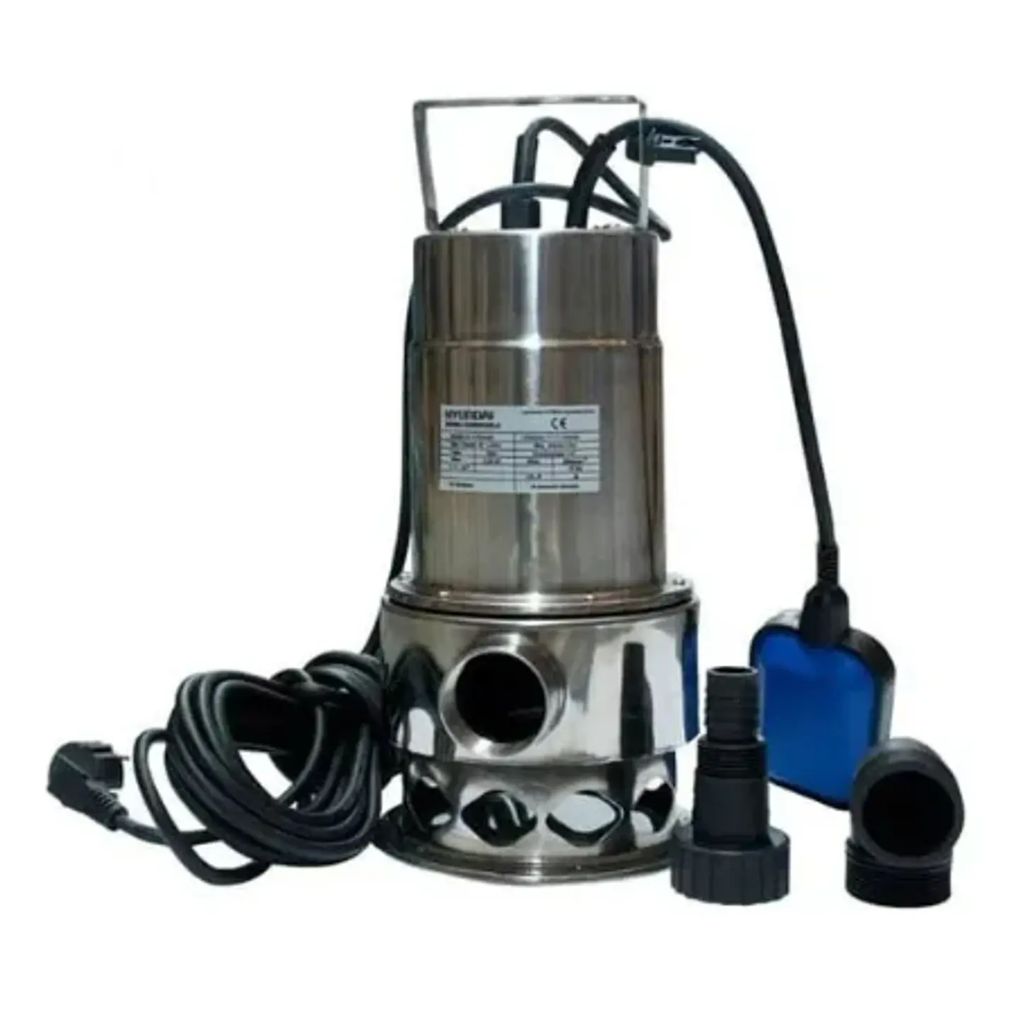 Electrobomba Sumergible 0,5hp Agua Sucia 82hysd400m Hyundai 1