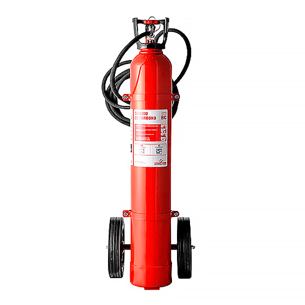 CARRO EXTINTOR CERTIFICADO CO2 BC DE 10KG