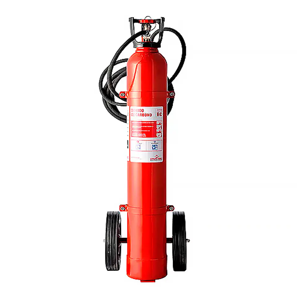 CARRO EXTINTOR CERTIFICADO CO2 BC DE 10KG 2