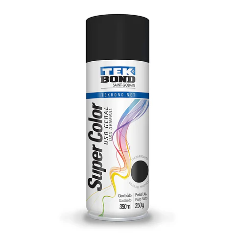 PINTURA SPRAY USO GRAL. NEGRO BRILL 400ML