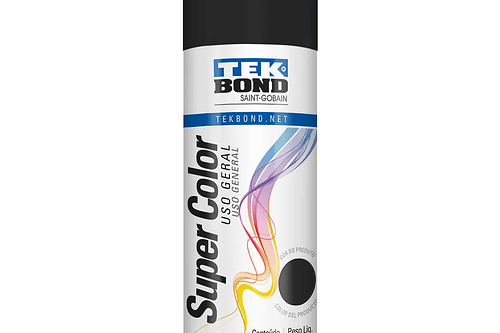 PINTURA SPRAY USO GRAL. NEGRO BRILL 400ML