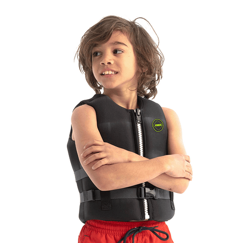 Jobe colete salva-vidas de Neoprene infantil Preto