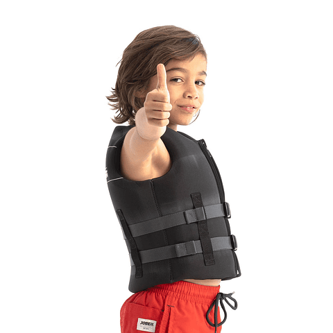 Jobe colete salva-vidas de Neoprene infantil Preto