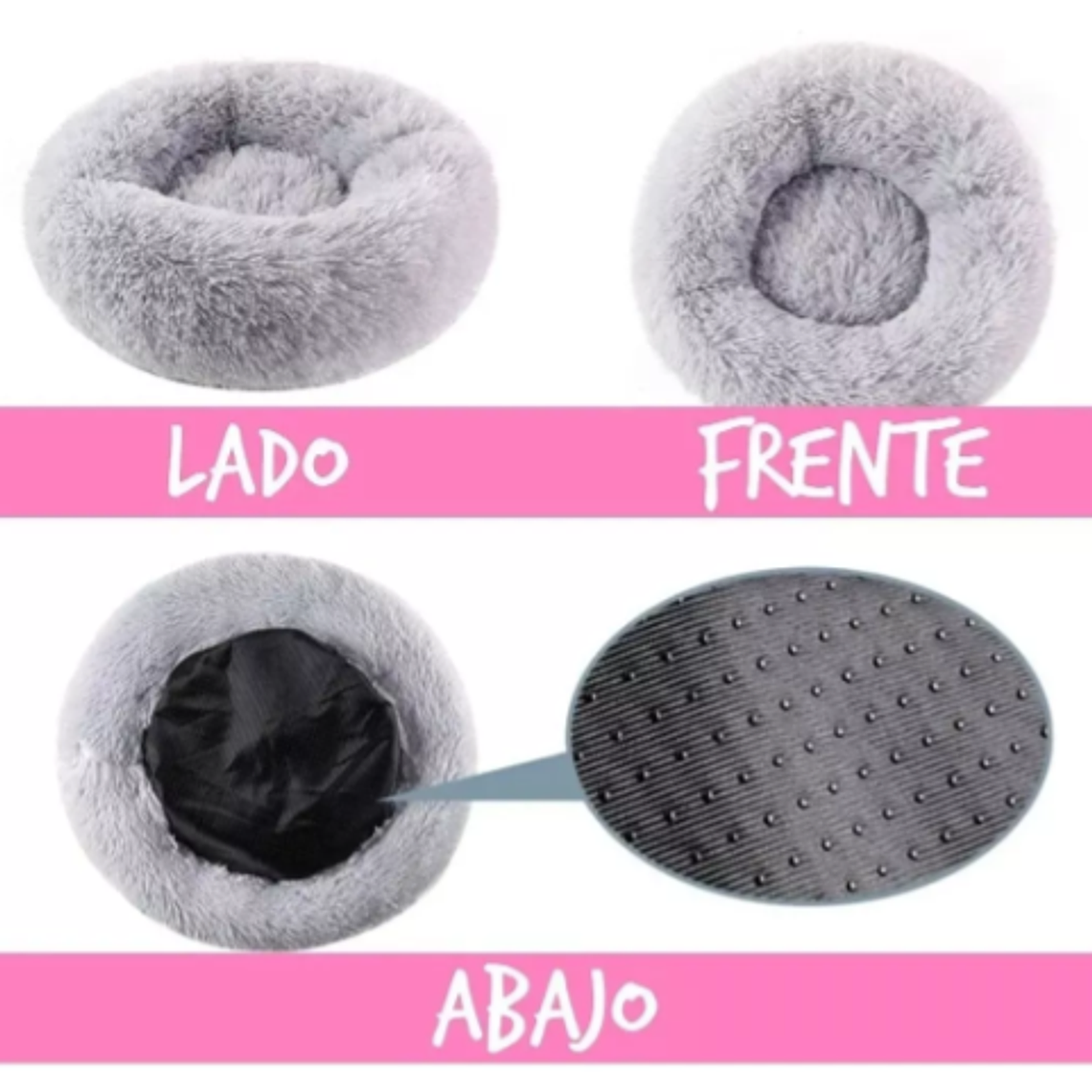 Cama Perro mascota antiestres Felpa 5