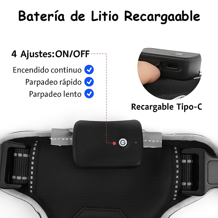 Arnes Led Ergonomico 6