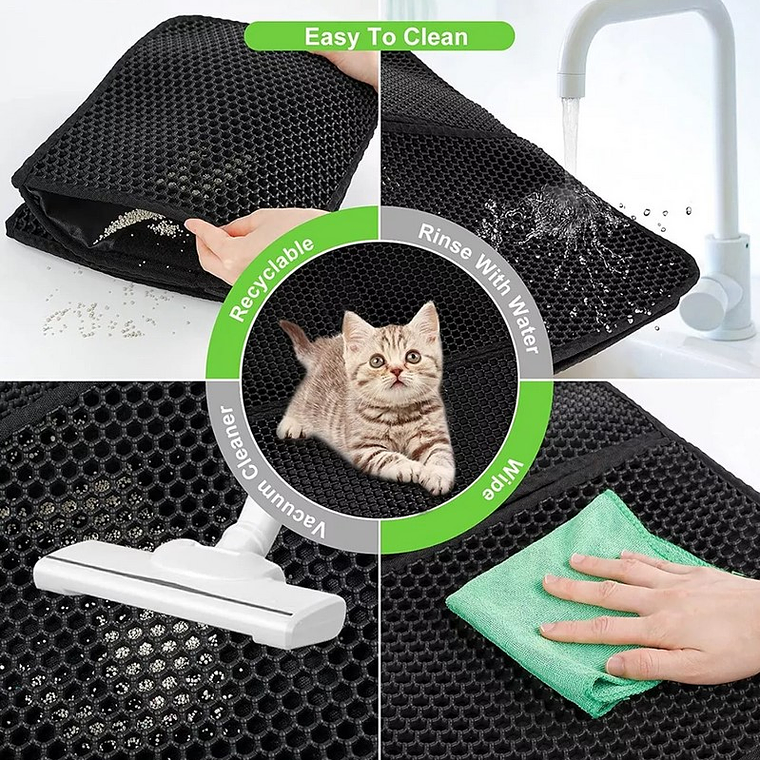 Alfombra Atrapa Arena De Gatos Tapete 5