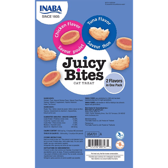 Snack húmedo para gatos Juicy Bites