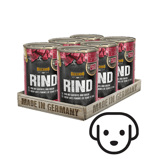 Alimento húmedo Belcando Rind (6-pack)