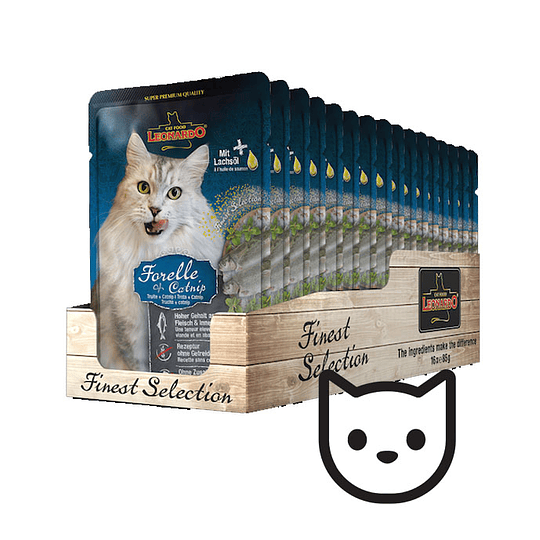 Finest Selection Pouch - Trucha y Catnip (16 pack)