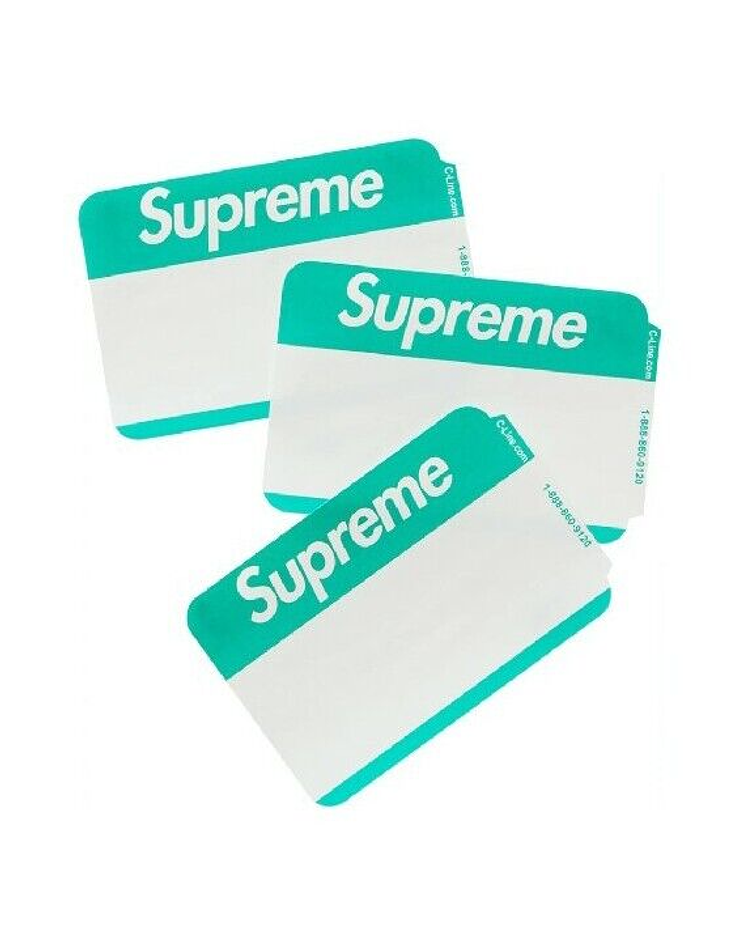 Pack de 5 stickers Nametag - Supreme