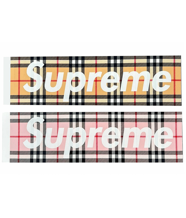 Set de Stickers Burberry - Supreme / Burberry