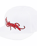  Handstyle 6-panel Blanco / Rojo