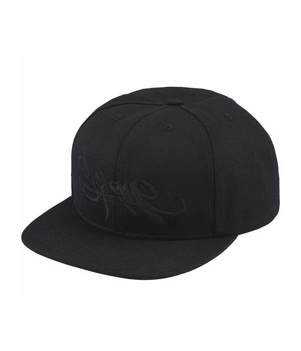 Gorro Handstyle 6 panel Negro - Supreme