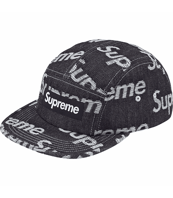 Gorro Jacquard Denim Logos - Supreme