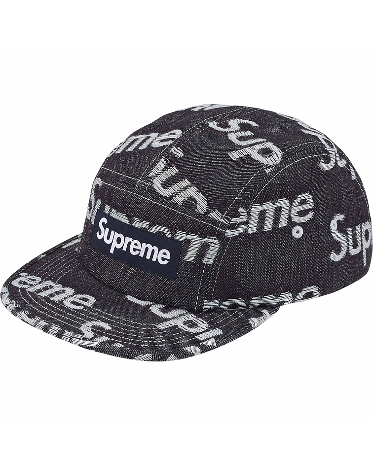 Gorro Jacquard Denim Logos - Supreme