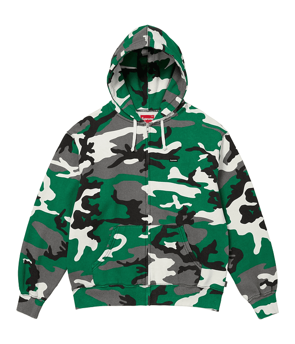 Hoodie Small Box Logo Zip Up - Supreme