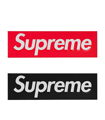 Emblema para auto Box Logo - Supreme