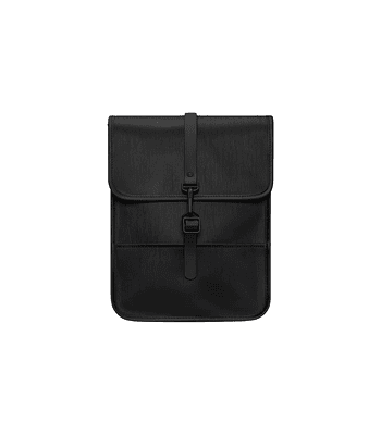 Mochila Micro Black Grain - RAINS