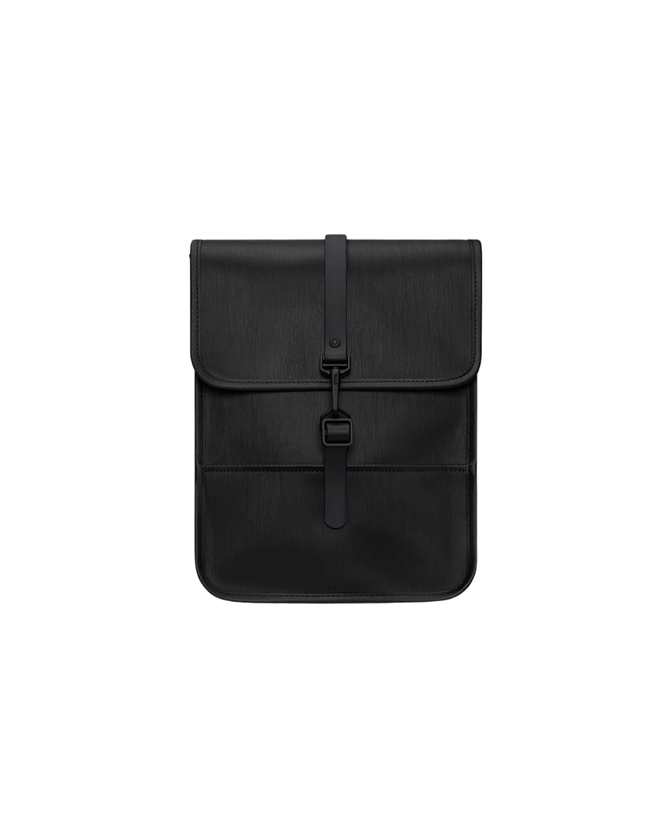 Mochila Micro Black Grain - RAINS