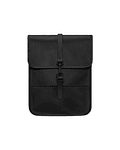 Mochila Micro Black Grain - RAINS