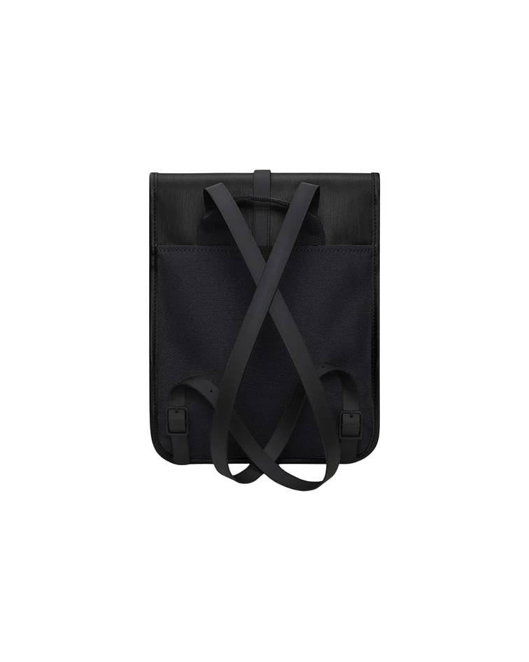 Mochila Micro Black Grain - RAINS